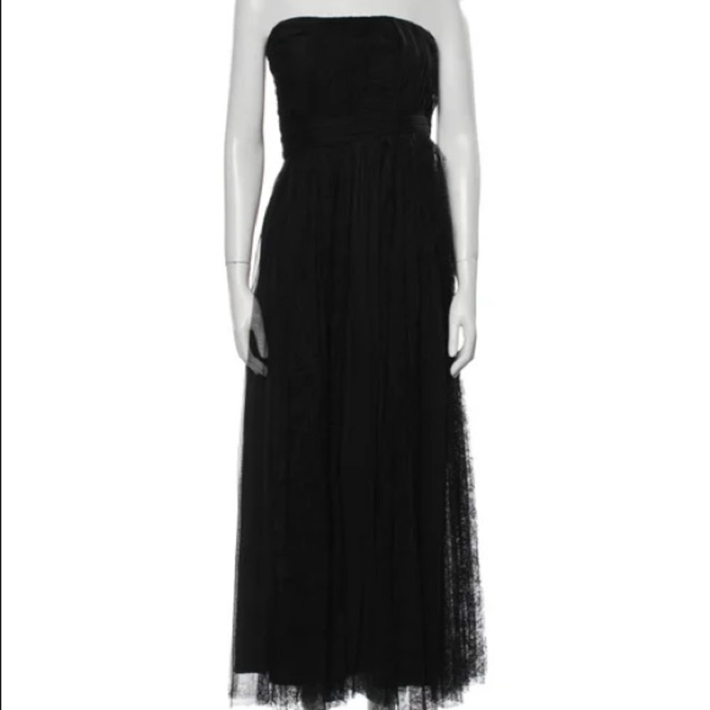 Strapless gown